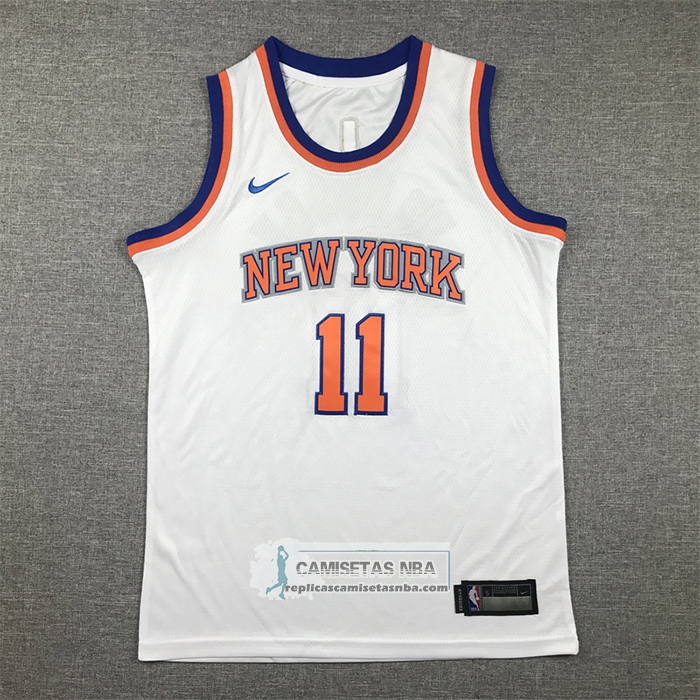 Camiseta Nino New York Knicks Jalen Brunson NO 11 Association 2022-23 Blanco